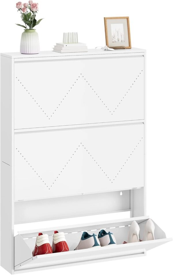 Aluminum Alloy Shoe Cabinet - Image 7