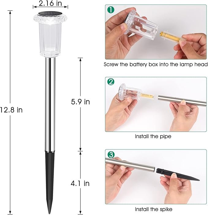 Solar Lawn Light Post - 图片 5