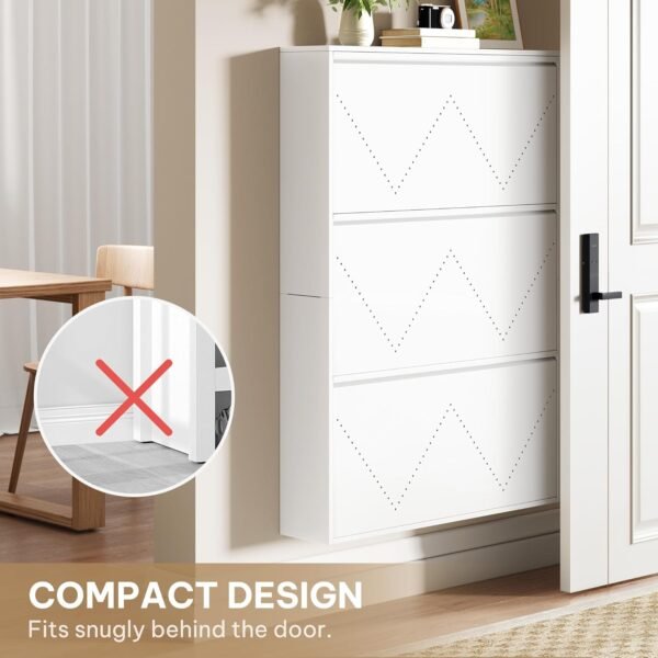 Aluminum Alloy Shoe Cabinet - Image 6