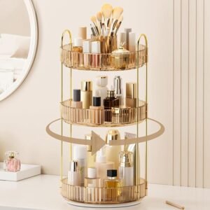 Rotating Multi-Tier Storage Cabinet