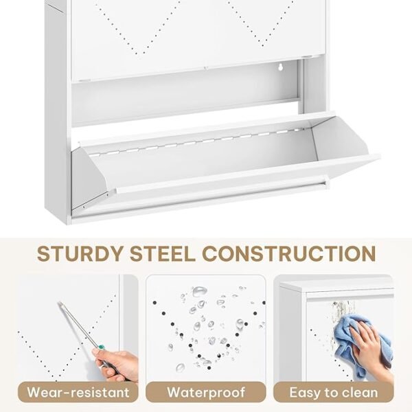 Aluminum Alloy Shoe Cabinet - Image 4