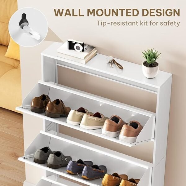 Aluminum Alloy Shoe Cabinet - Image 3