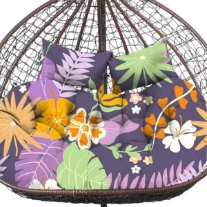 Purple Leaf Double Hanging Chair