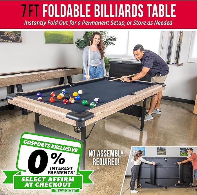 Folding Pool Table