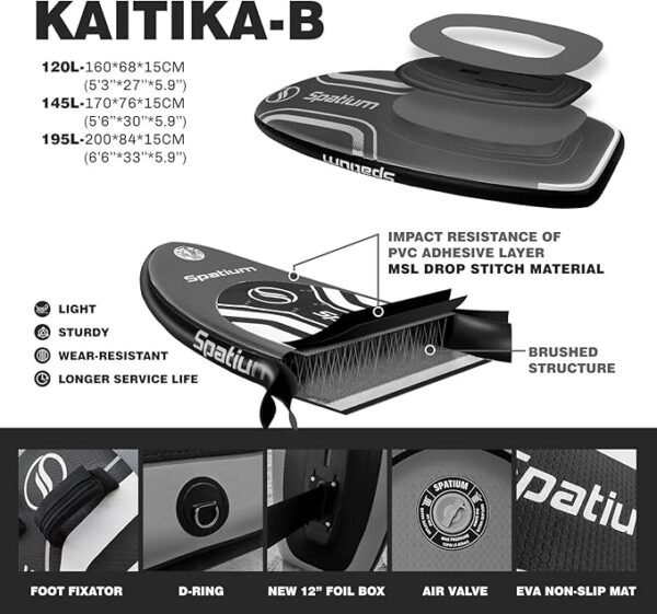 Carbon Fiber Hydrofoil Surfboard - Image 4