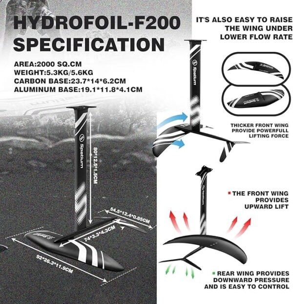 Carbon Fiber Hydrofoil Surfboard - Image 5